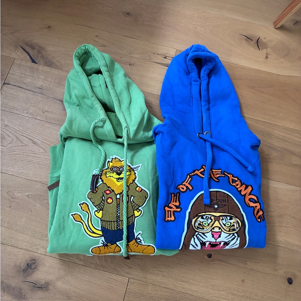 Top Gun Patches Hoodie Bundle size XL